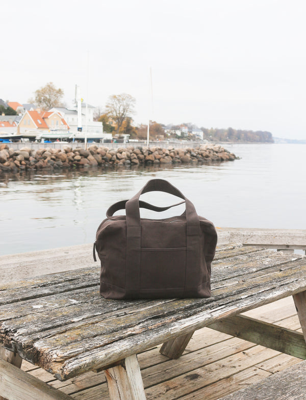 Computer bag classic Gray brown