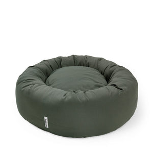 Pine green donut bed