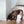 Dog food bowl Gray brown